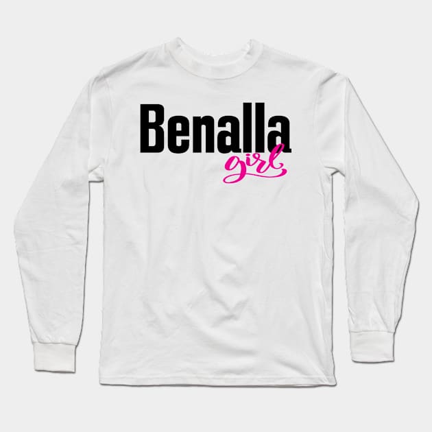 Benalla Girl Australia Raised Me Long Sleeve T-Shirt by ProjectX23Red